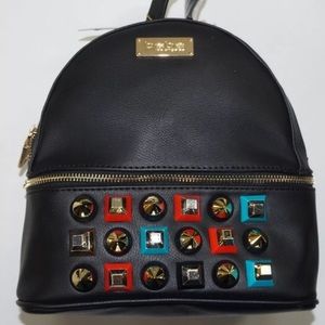 Bebe studded mini backpack